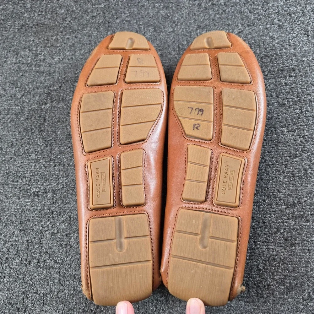 Cole Haan Wyatt Bit Driver Loafers Tan Mens 11M Bit C35784 Grand.OS Casual Wear